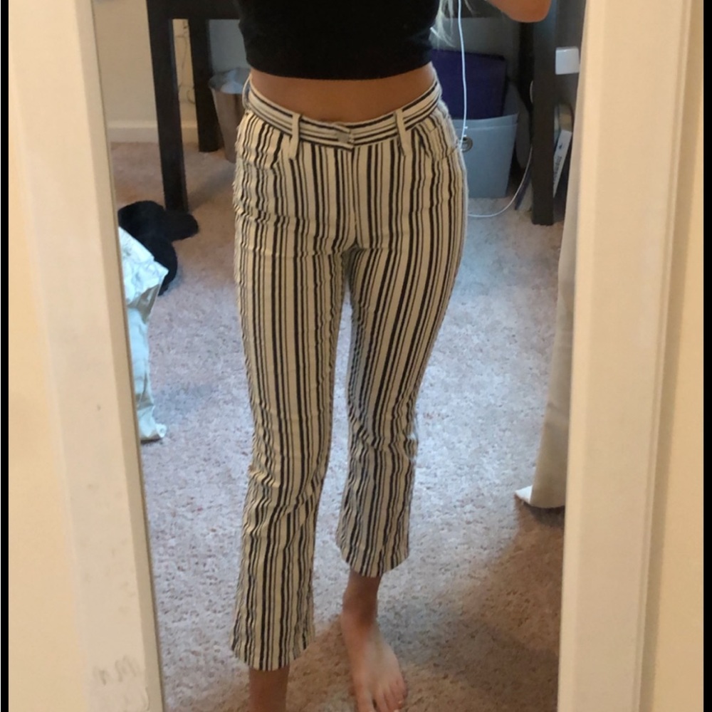 Striped urban jeans 27